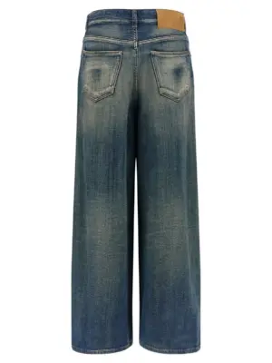 Wide leg jeans S52LA0262M30017962 MM6 MAISON MARGIELA Blue