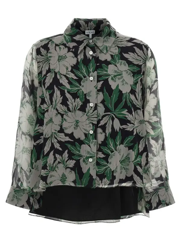 Silk shirt LOEWE Multicolor