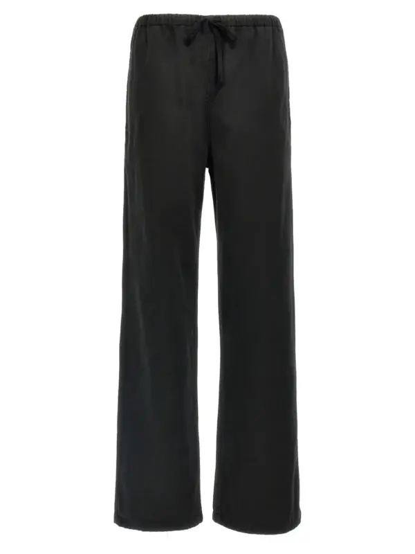 Drawstring pants MM6 MAISON MARGIELA Black