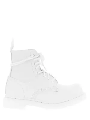 '1460 Twist MM6' MM6 x Dr.Martens amphibian MM6 MAISON MARGIELA White