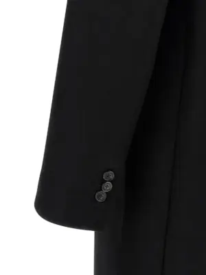 Wool coat 74% wool 25% polyamide 1% elastane DSQUARED2 Black
