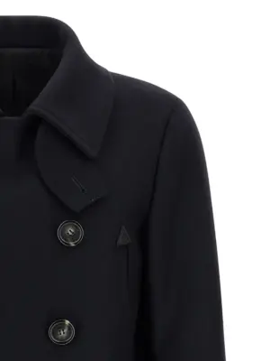 Wool coat Man DSQUARED2 Blue