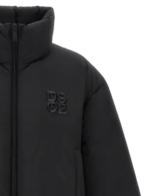 'Ball Nylon Puffer' down jacket Man DSQUARED2 Black
