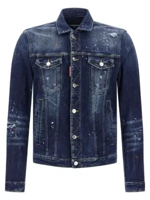 'Dan Jean' jacket DSQUARED2 Blue