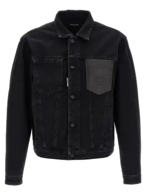 Denim jacket DSQUARED2 Black