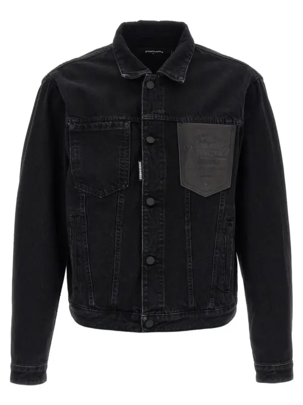 Denim jacket DSQUARED2 Black
