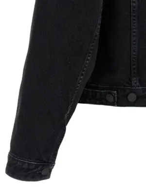 Denim jacket 100% cotton DSQUARED2 Black