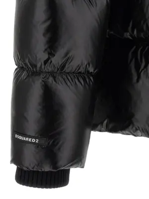 '3D down jacket' down jacket 100% polyamide DSQUARED2 Black