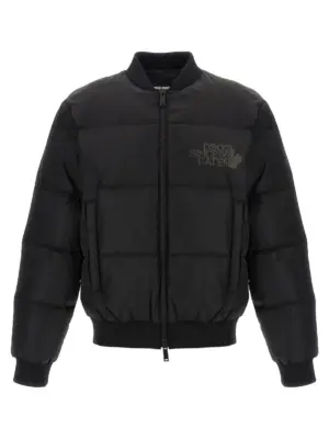 Padded bomber jacket DSQUARED2 Black