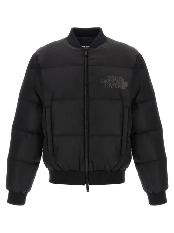Padded bomber jacket DSQUARED2 Black