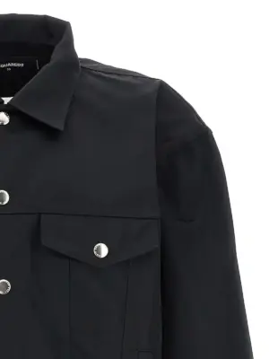 'Ever Jean D2' jacket Man DSQUARED2 Black