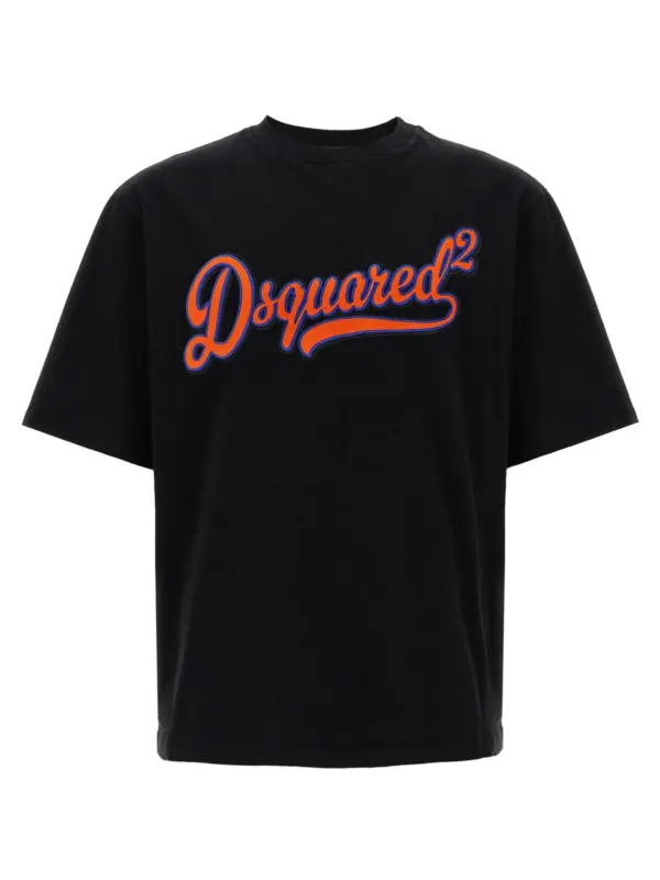 'Sponge Patch' T-shirt DSQUARED2 Black
