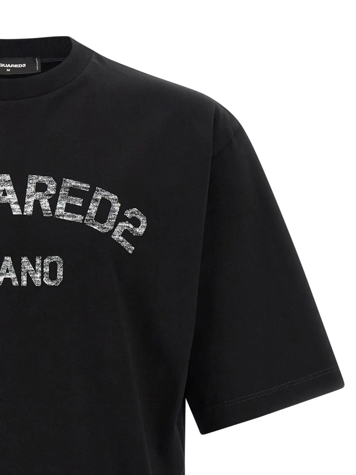 Футболка Dsquared2 Faded Milano Чорна 3 'Faded Milano' T-shirt Man DSQUARED2 Black