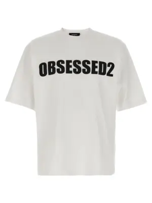 Printed T-shirt DSQUARED2 White/Black