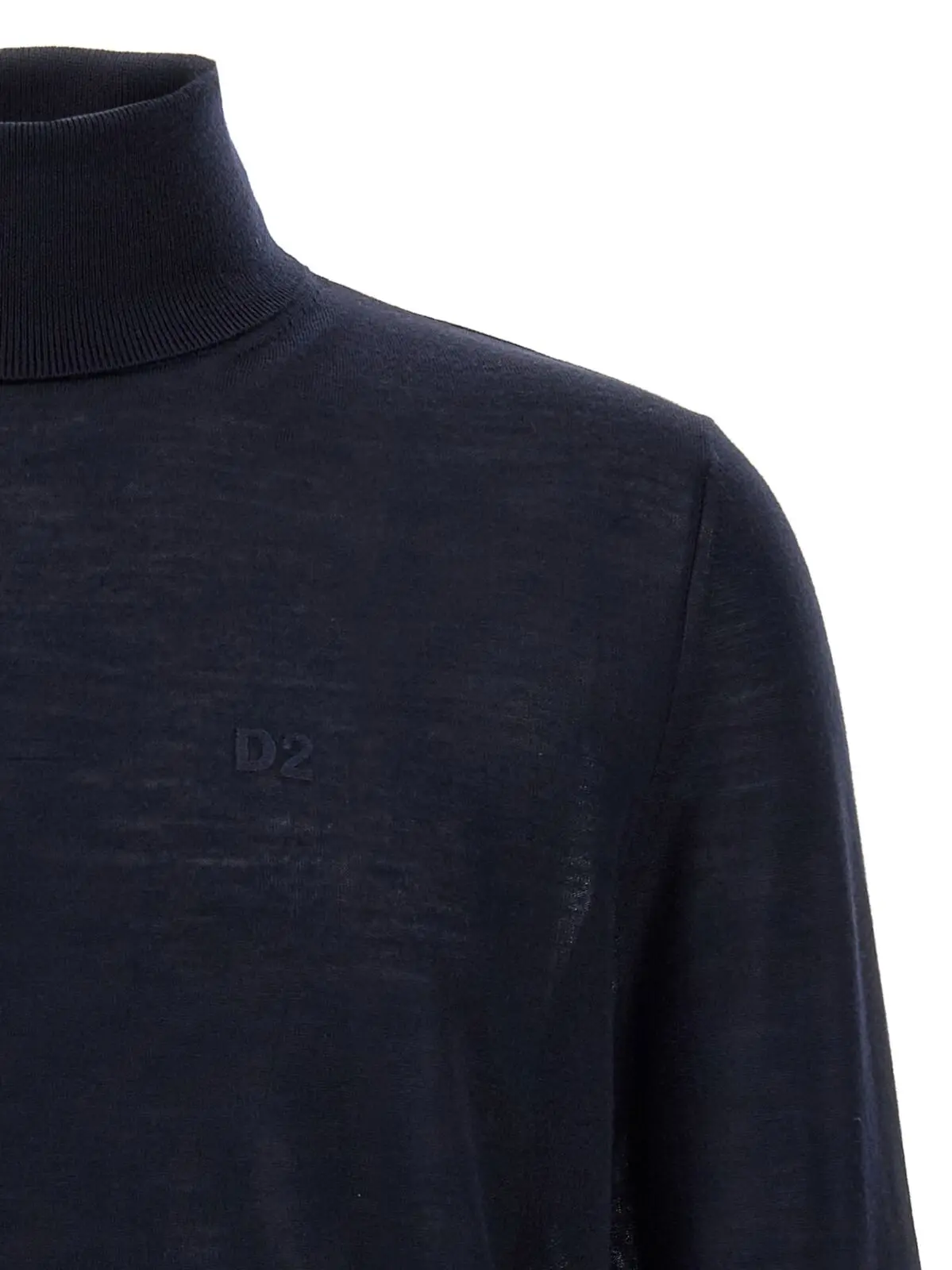 Светр-гольф Dsquared2 D2 Синій 3 'D2' turtleneck sweater Man DSQUARED2 Blue