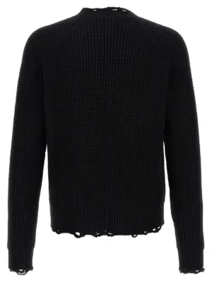 'destroyed' sweater S74HA1446D13040900 DSQUARED2 Black