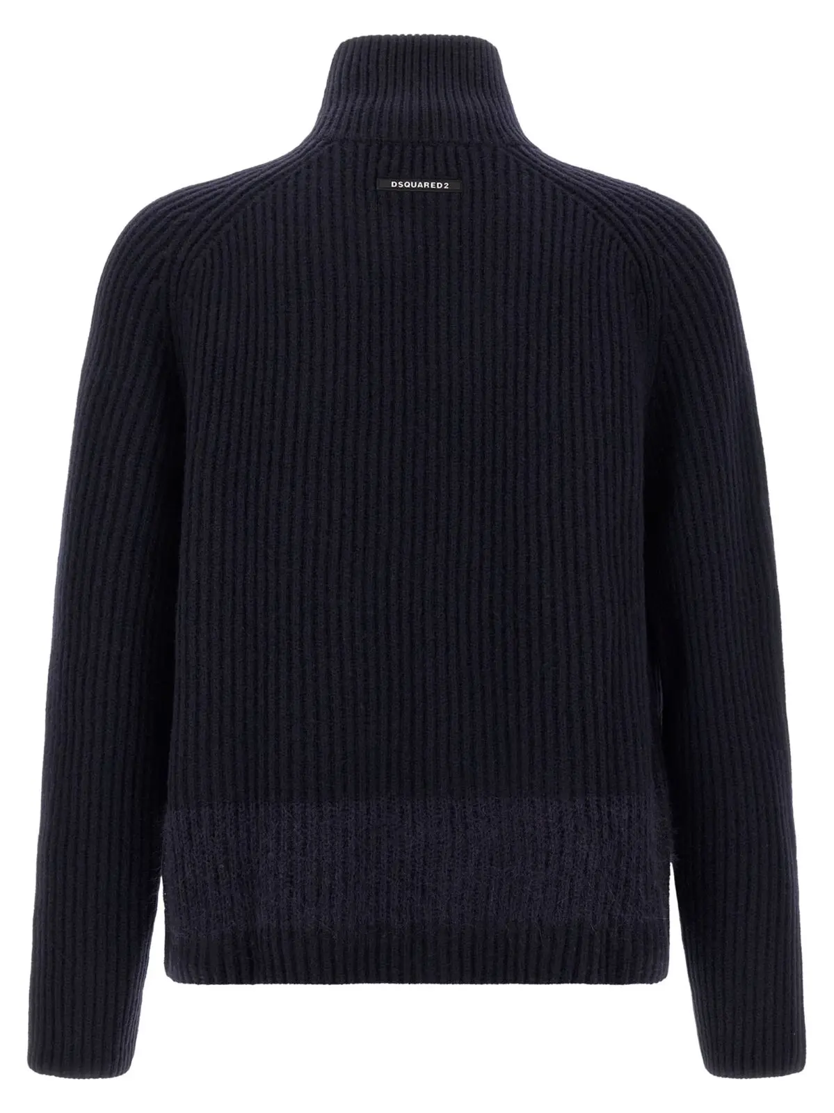 Кардиган Dsquared2 з вовняними вставками Синій 2 Carded wool insert cardigan S74HA1546D13150477 DSQUARED2 Blue