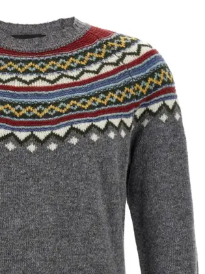 Intarsia sweater Man DSQUARED2 Multicolor