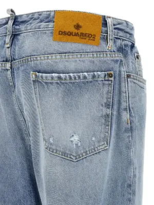 'London Bro' jeans 100% cotton DSQUARED2 Light Blue
