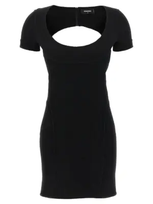 'Bodycon Cut Out' dress DSQUARED2 Black
