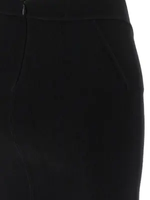 'Bodycon Cut Out' dress 87% virgin wool 9% polyamide 4% elastane DSQUARED2 Black