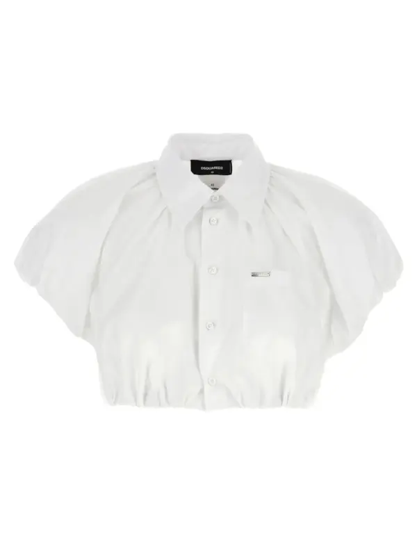 Cropped shirt DSQUARED2 White