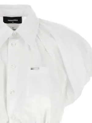 Cropped shirt Woman DSQUARED2 White