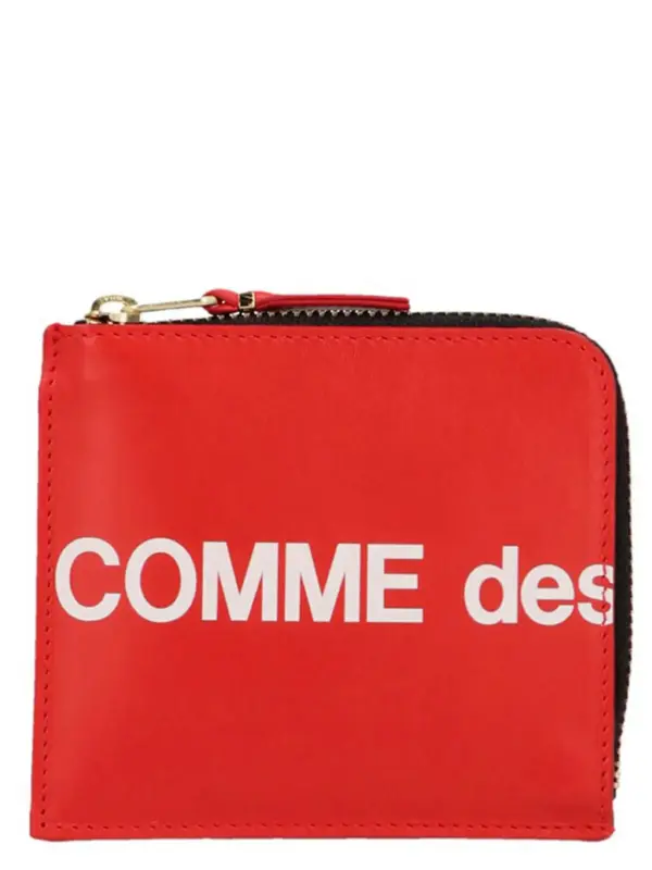 'Huge Logo' Wallet COMME DES GARÇONS WALLET Red