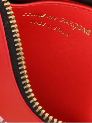 'Huge Logo' Wallet Woman COMME DES GARÇONS WALLET Red