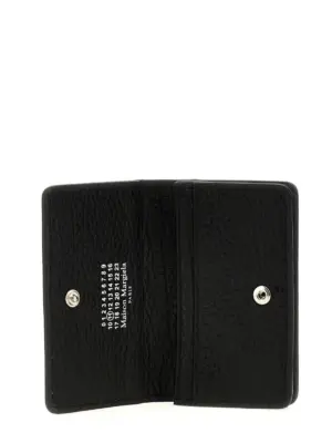 'Four Stitches' card holder Woman MAISON MARGIELA Black