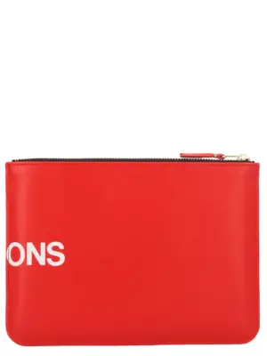 'Huge Logo' Wallet SA5100HLRED COMME DES GARÇONS WALLET Red