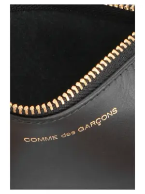 Logo print wallet Unisex COMME DES GARÇONS WALLET Black