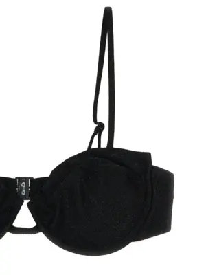 'Salina' bikini top Woman MC2 SAINT BARTH Black