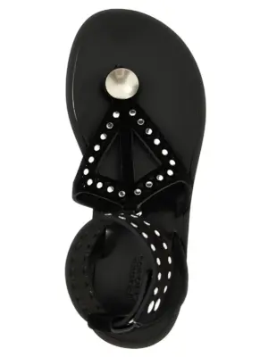 'Edil' sandals 100% calfskin leather (Bos Taurus) ISABEL MARANT Black