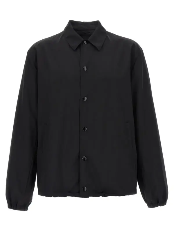 Travel wool blouson PRADA Black