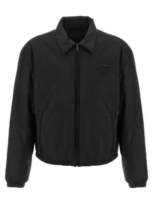 Re-nylon jacket PRADA Black