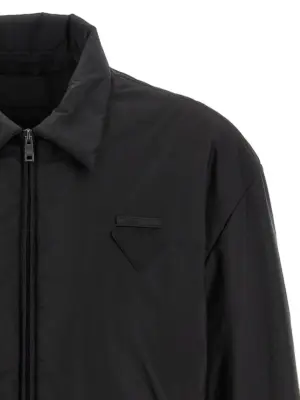 Re-nylon jacket Man PRADA Black