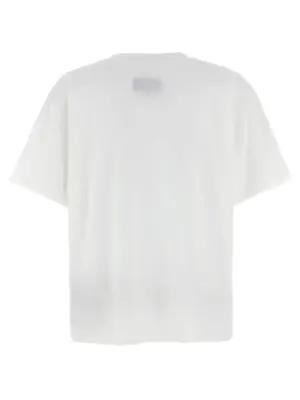 'Numeric signature MM6' patch t-shirt SH0GC0032S24312101 MM6 MAISON MARGIELA White