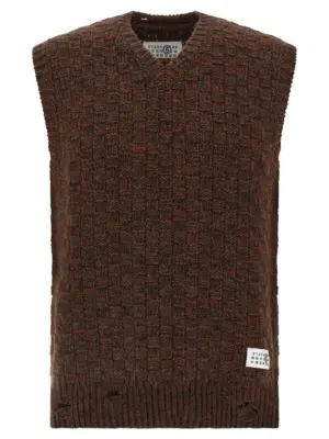 Knitted vest MM6 MAISON MARGIELA Multicolor