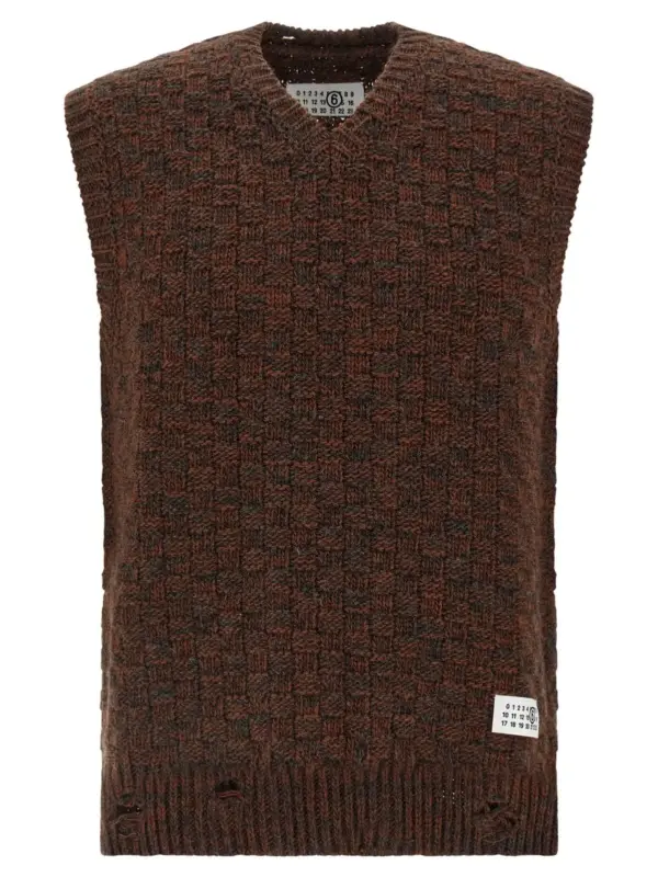 Knitted vest MM6 MAISON MARGIELA Multicolor