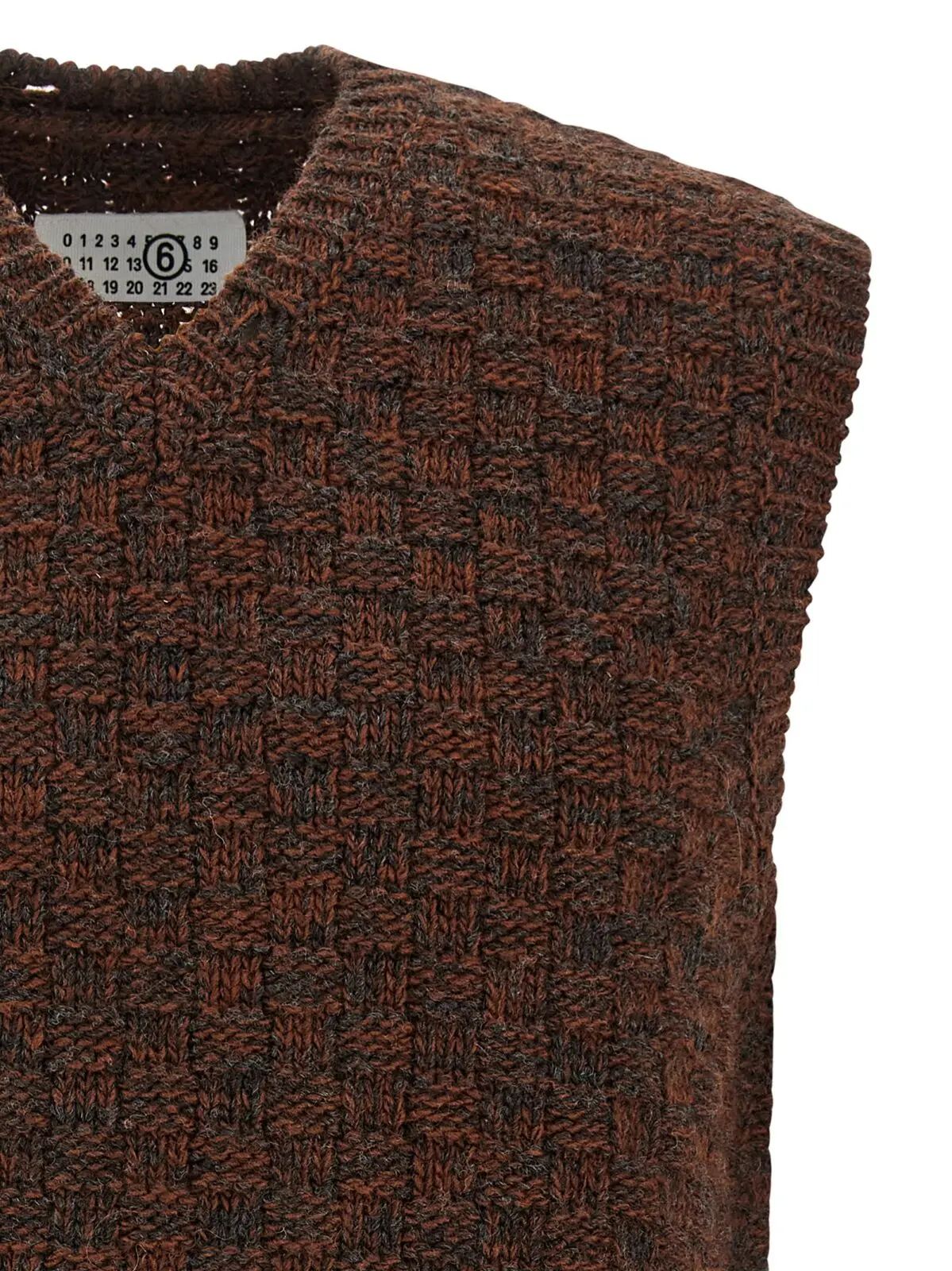 Жилет Mm6 Maison Margiela в’язаний Багатокольоровий 3 Knitted vest Man MM6 MAISON MARGIELA Multicolor