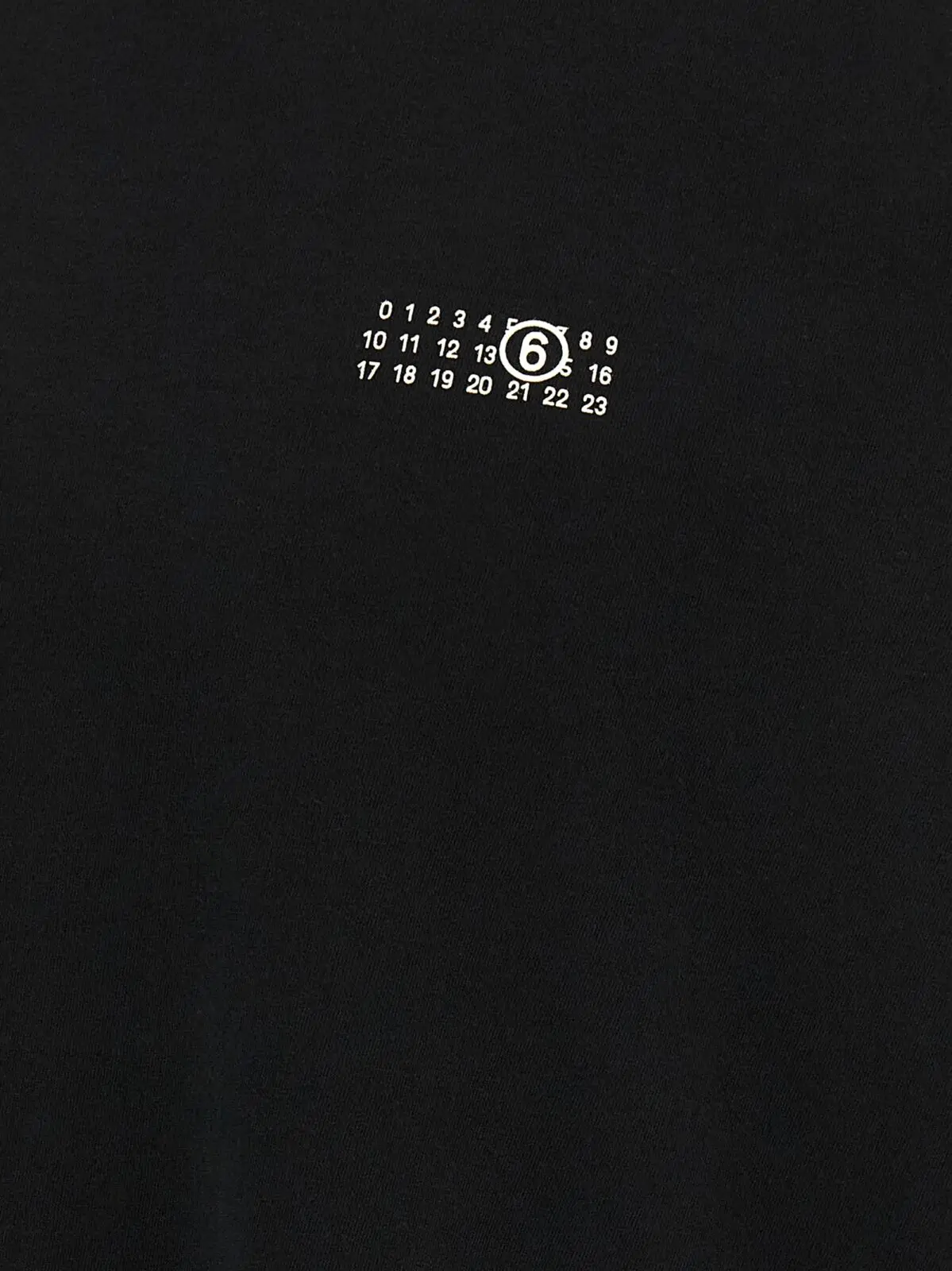Футболка Mm6 Maison Margiela з принтом Чорна 4 Printed T-shirt 100% cotton MM6 MAISON MARGIELA Black