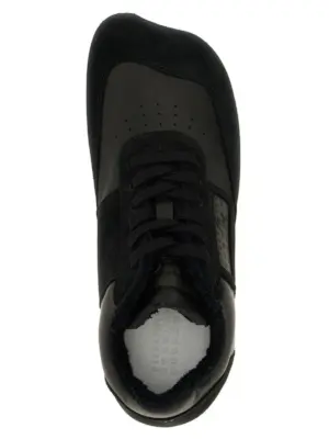 'Anatomic' sneakers 100% calfskin leather MM6 MAISON MARGIELA Black