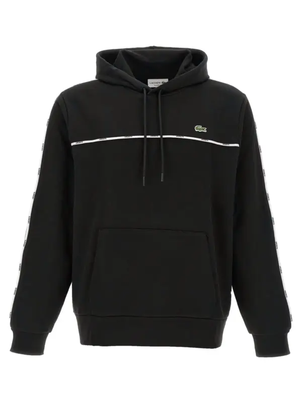 'Lacoste Trim' hoodie LACOSTE Black