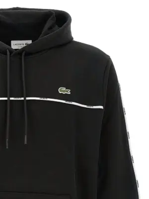 'Lacoste Trim' hoodie Man LACOSTE Black