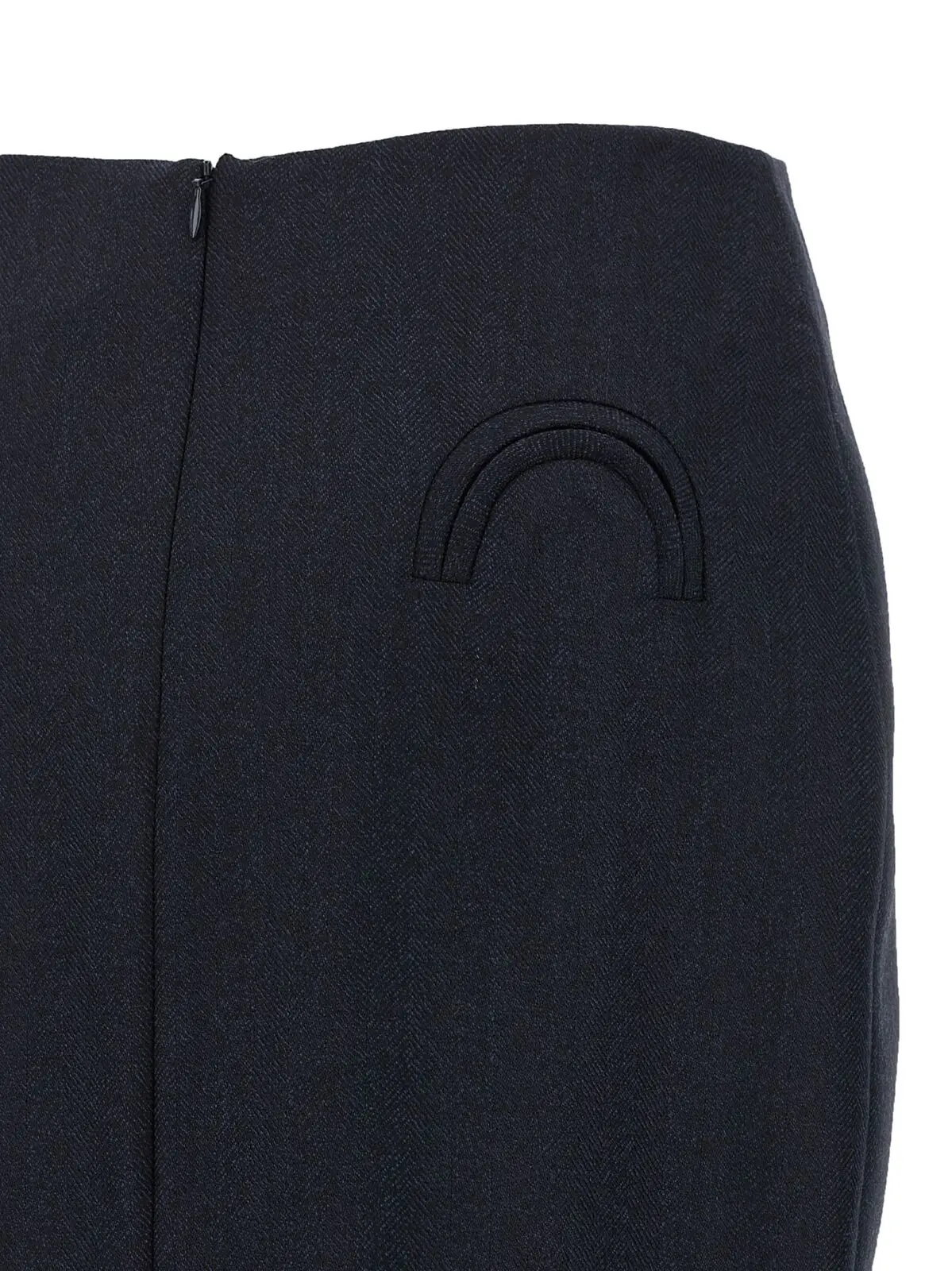 Спідниця Blazé Milano Maine Sussex Longuette Синя 4 'Maine Sussex Longuette' skirt 100% virgin wool BLAZÉ MILANO Blue