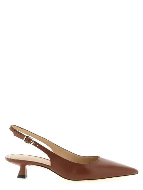 'Stuart Sculpt' slingback STUART WEITZMAN Brown