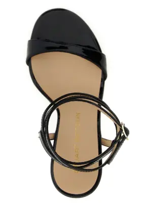 'Nudist Wrap' sandals 100% patent leather STUART WEITZMAN Black