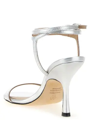 'Nudist Wrap' sandals Woman STUART WEITZMAN Silver