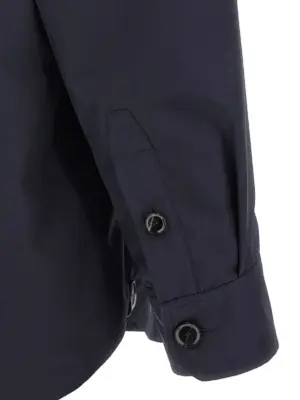 'Vagabond' jacket 100% silk BRIONI Blue